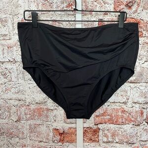 Dreamsuit High Waist Black Swim Bottoms
